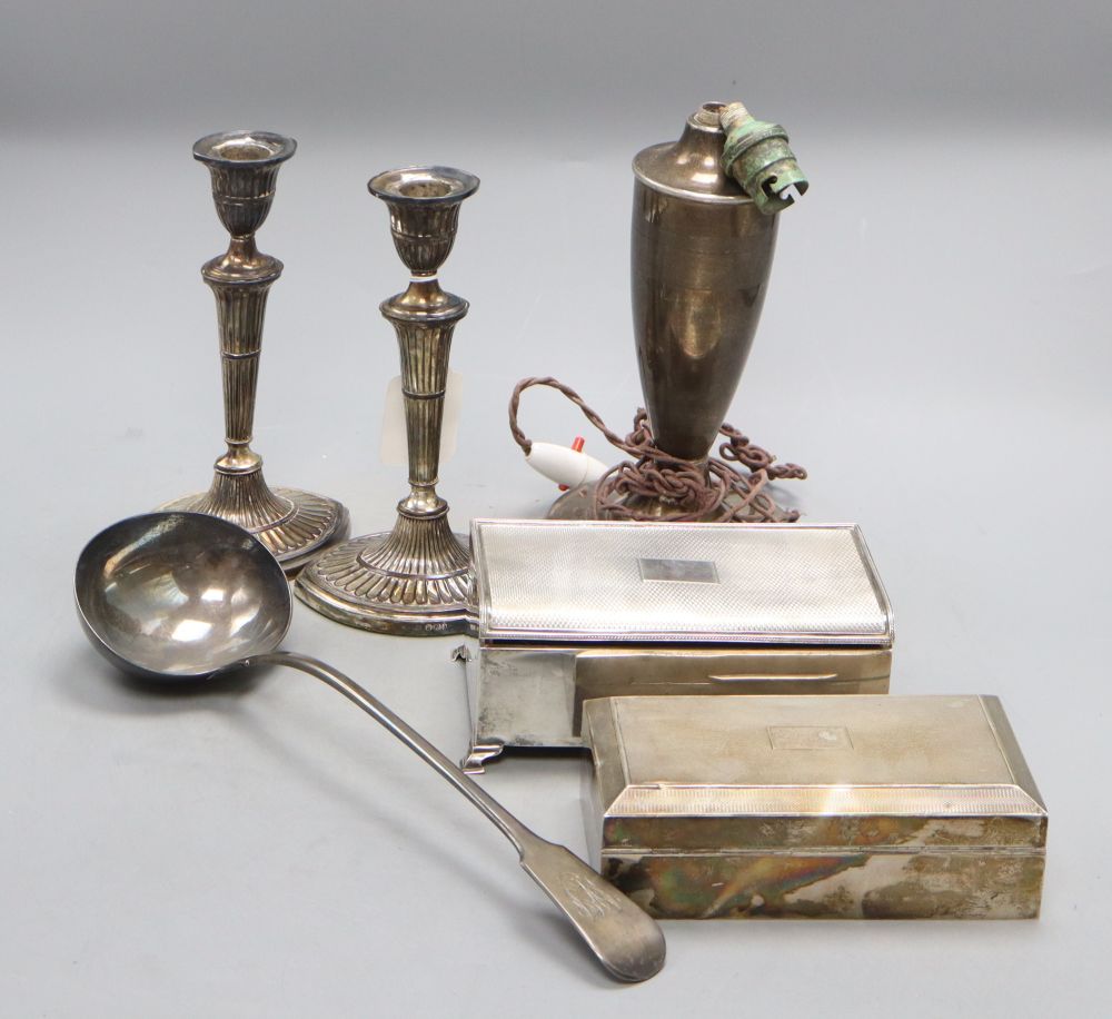 Mixed silver etc.